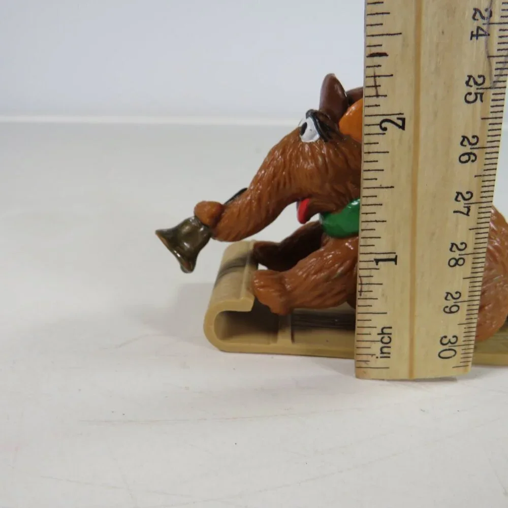 Snuffy Snuffleupegus Muppets Sled Figurine Sesame Street
